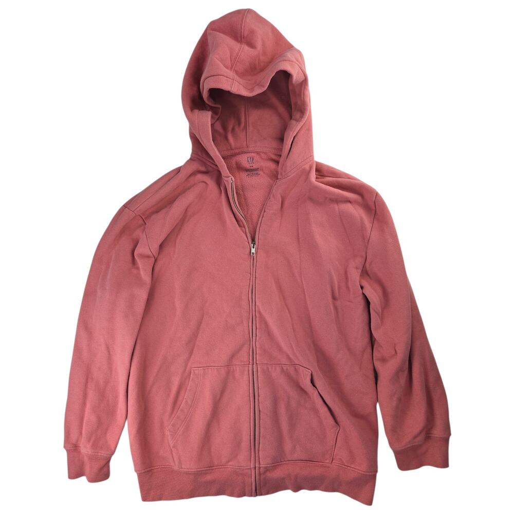 Gap Teen | Rose/Pink Full Zip Hoodie Sweatshirt | Size 18/20